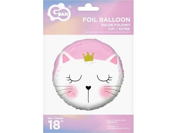 GoDan Folieballong Kattunge 45cm