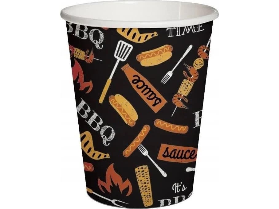Paper cups, eco grill 250ml, 10pcs