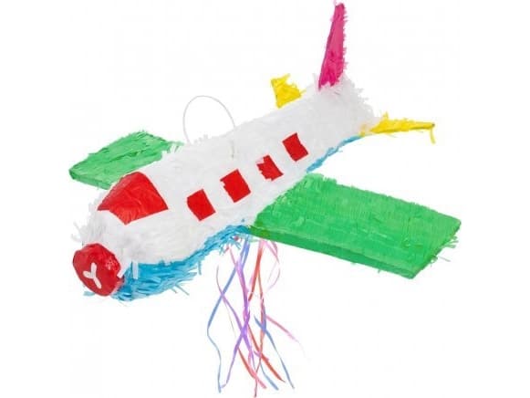 GoDan Piniata Flygplan, storlek 46x44x11 cm en storlek