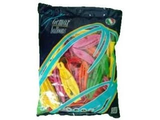 GoDan Pastell ballonger med trykk MIX 50 stk