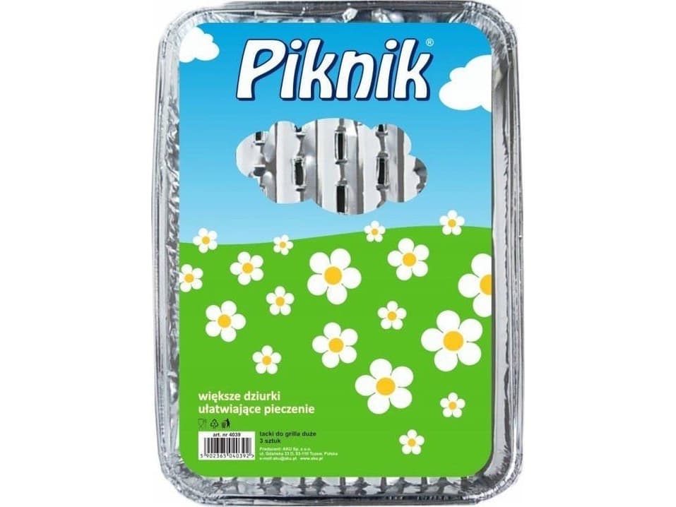 Picnic Large grill trays, 3 pcs