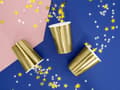 Pikkukuva 3 / 4: PartyDeco KPP57-019ME-EU1, 220 ml, paperi, kultainen, 75 mm, 110 mm, 6 kpl