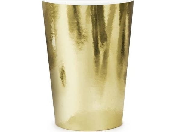 PartyDeco KPP57-019ME-EU1, 220 ml, paperi, kultainen, 75 mm, 110 mm, 6 kpl