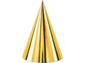 Miniatyrbild 1 av 3: Partyhatt guld 6 st