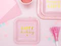 Miniatyrbild 2 av 5: PartyDeco HOR1-081J, Partytuta, Rosa, Vit, 6 styck, Födelsedag, 125 mm, 140 mm