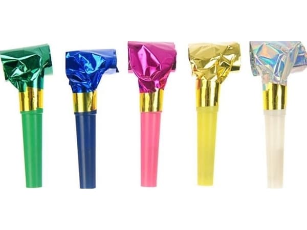 Party Deco Holographic fløyter, mix, 120 stk universal