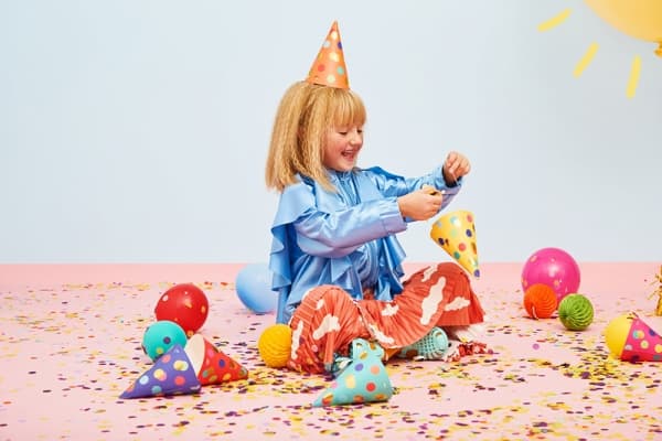 PartyDeco CPP25, Party hat, Flerfarget, 6 stykker, Bursdag, 11 cm, 160 mm