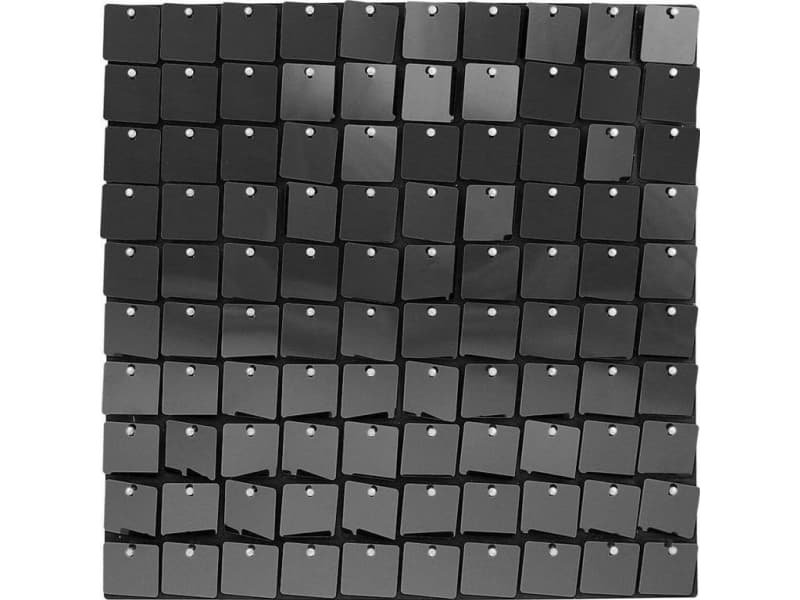 Decorative black panel 30x30cm