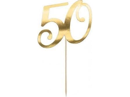 Kagepynt 50 guld