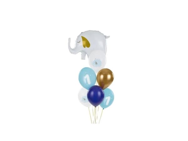 Ballonbuket dreng 1 år
