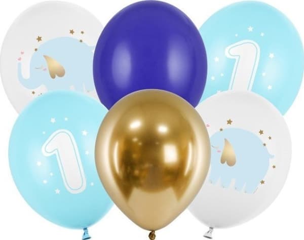 Ballonbuket dreng 1 år