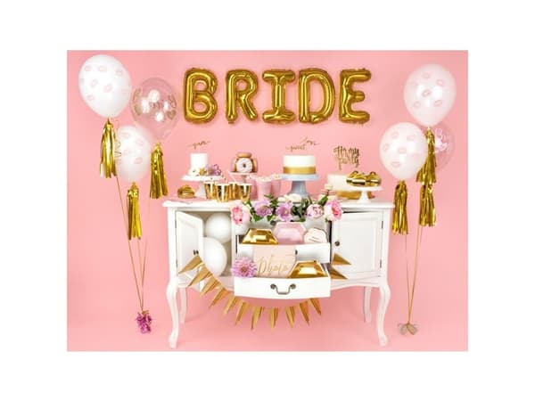 PartyDeco TG1-019M-KARTON, Garland, Gull, 1,5 m, 50 stk.