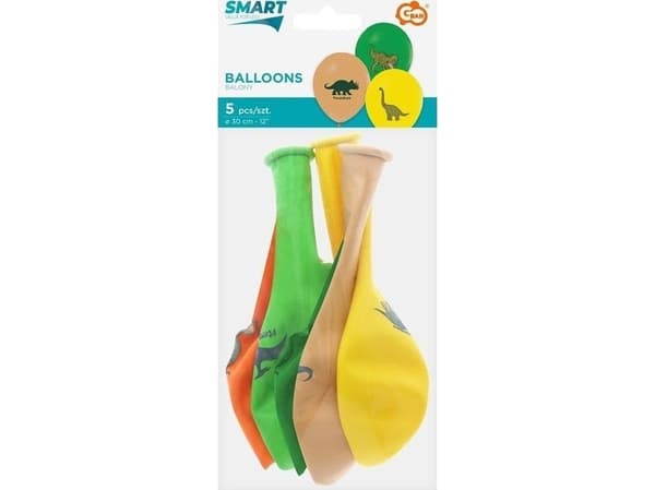 Dinosaurballonger 5 stk