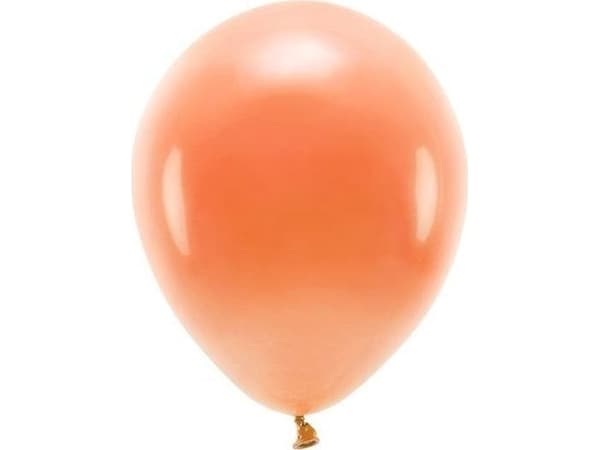 Party Deco Eco Ballonger 30cm, pastell oransje (1 pakke / 10 stk)