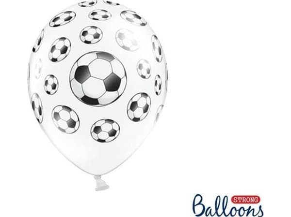 Party Deco Fotbollsballonger, 30 cm, 50 st universal