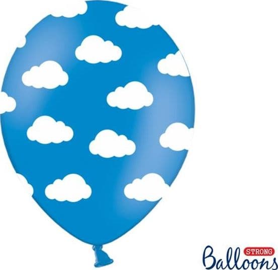 Party Deco Clouds ilmapallo, pastellinsininen, 30 cm, 50 kpl yleismaailmallinen