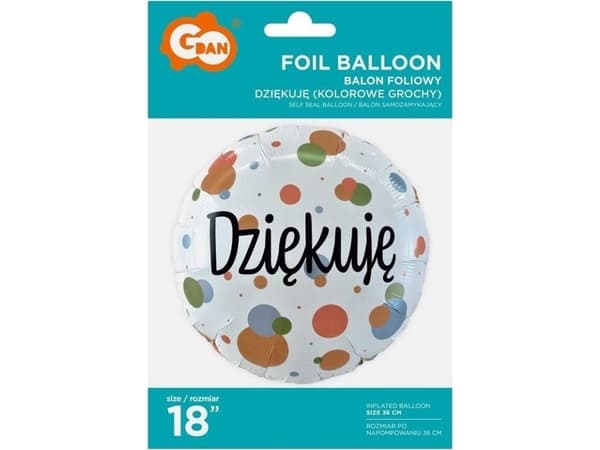 GoDan folio ilmapallo Kiitos