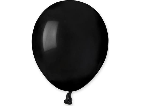 GoDan Pastelli musta 13cm ilmapallot 100kpl