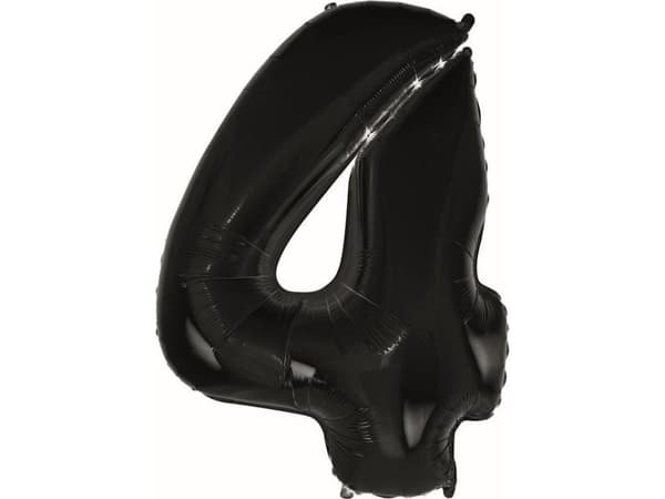 GoDan B&C folieballong, svart, 92 cm