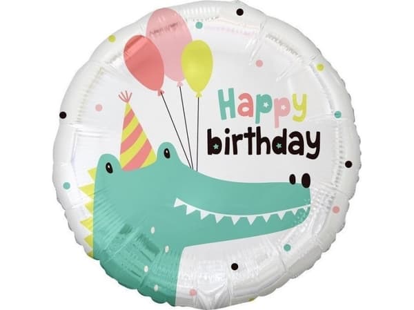 GoDan Bursdagsfolieballongdekorasjon for barn helium