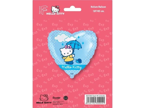 Flexmetal Balon foliowy 18" FX -" Hello Kitty z parasolem", pakowany