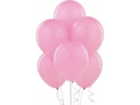 GoDan Folieballong "Nummer 4", rosa med hjärtan, 61cm p10