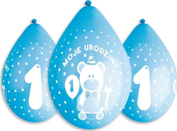 GMR Ballonger med trykk til gutt Min bursdag - 30 cm - 5 stk universal