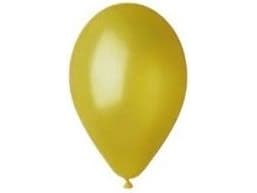 SDM Gul metallisk ballong nr. 30, 100 stk (SDMX0318)