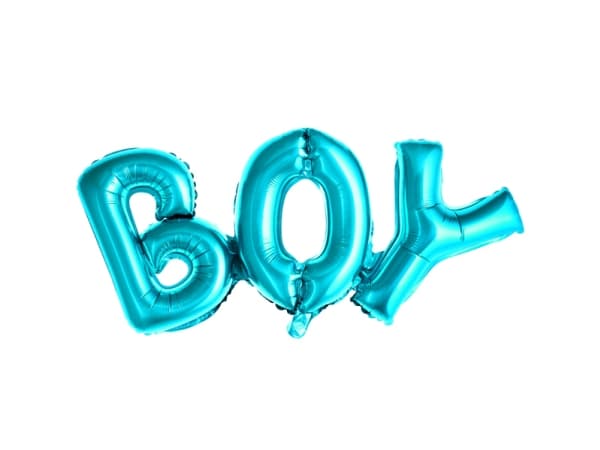 PartyDeco FB8M-001, Toy balloon, Kalvo, Sininen, Juhlateema, Kirjain, Englanti