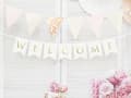 Miniatyrbilde 3 av 5: PartyDeco GRL70-008-KARTON, Vimpler, Gull, Hvit, Bryllup, 950 mm, 150 mm, 130 mm