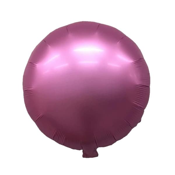 Realmax Round Foil Balloon (Pack of 10) Pink One Size