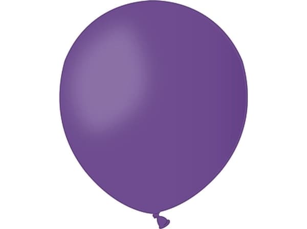 Gemar Pastellballonger Lilla, A50, 13 cm, 100 stk.