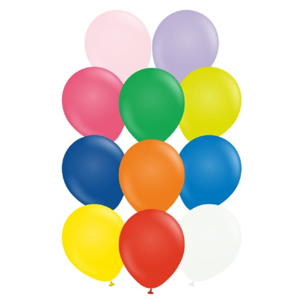 Kalisan Latex Standard Balloons (Pack of 100) Multicoloured One Size