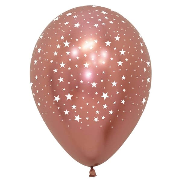 Sempertex Amscan Latex Stars Balloons (Pack of 50) Multicoloured 5in