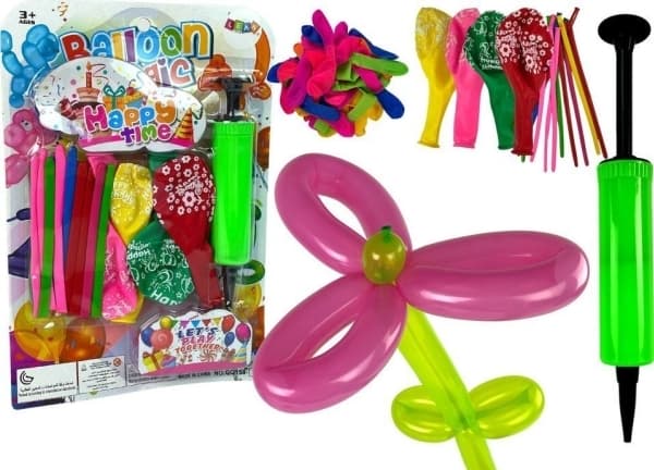 LeanToys Modelleringsballonger Pump Party