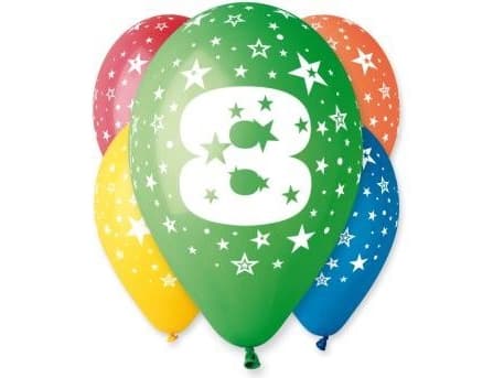 GoDan ilmapallo "8" 5kpl.