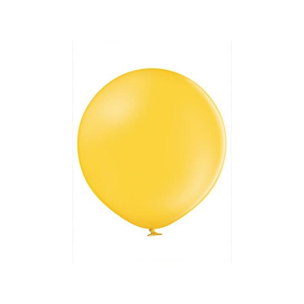 Belbal Pastellfärgade latexballonger (100-pack) Bright Yellow One Size