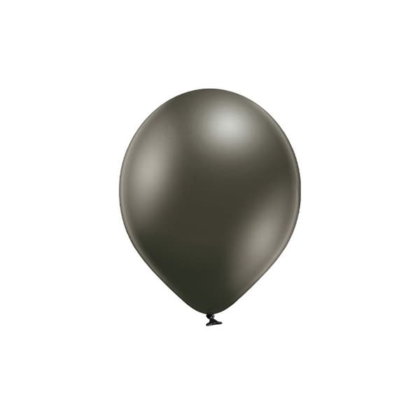 Belbal Latex Gloss Balloner (pakke med 100) Anthracite One Size