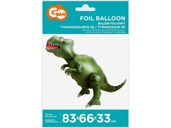 GoDan Tyrannosaurus 3D folieballong BF-AT3D 77244