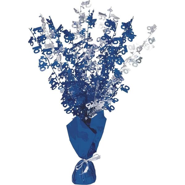 Unique Party Glitz 16th Birthday Balloon Weight Centrepiece Blue One Size