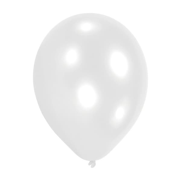 Amscan Vanliga latexballonger (10-pack) White One Size