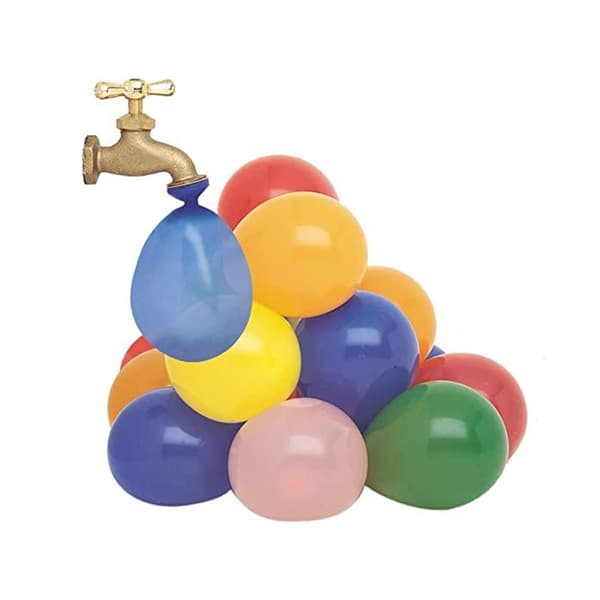 Unique Party Latex Water Balloons (Pack of 144) Multicoloured One Size