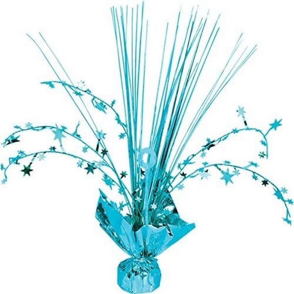 Amscan Foil Balloon Weight Centrepiece Caribbean Blue One Size