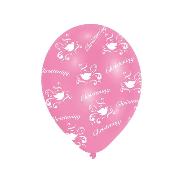 Amscan Christening Balloons (Pack of 6)