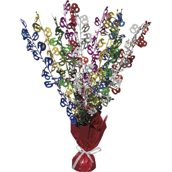 Unique Party Glitz 13th Birthday Balloon Weight Centrepiece Multicoloured One Size