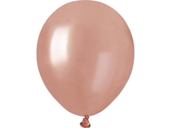 Gemar Metallic rosa och guld ballonger, AM50, 13 cm, 100 st.