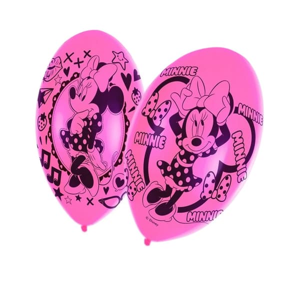 Disney Latex Minnie Mouse Balloons (Pack of 6)