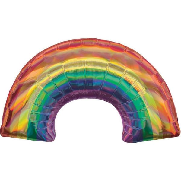 Amscan Rainbow Foil Balloon Iridescent One Size