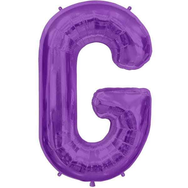 NorthStar G Letter Foil Balloon Purple One Size