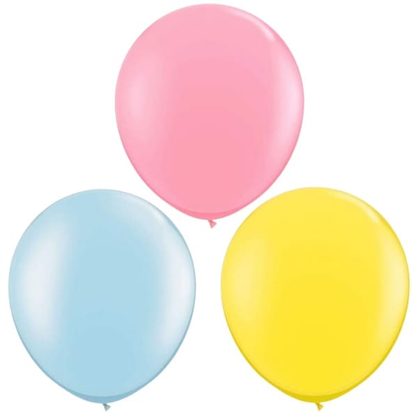 Amscan Latex Plain Balloon (Pack of 10) Multicoloured One Size